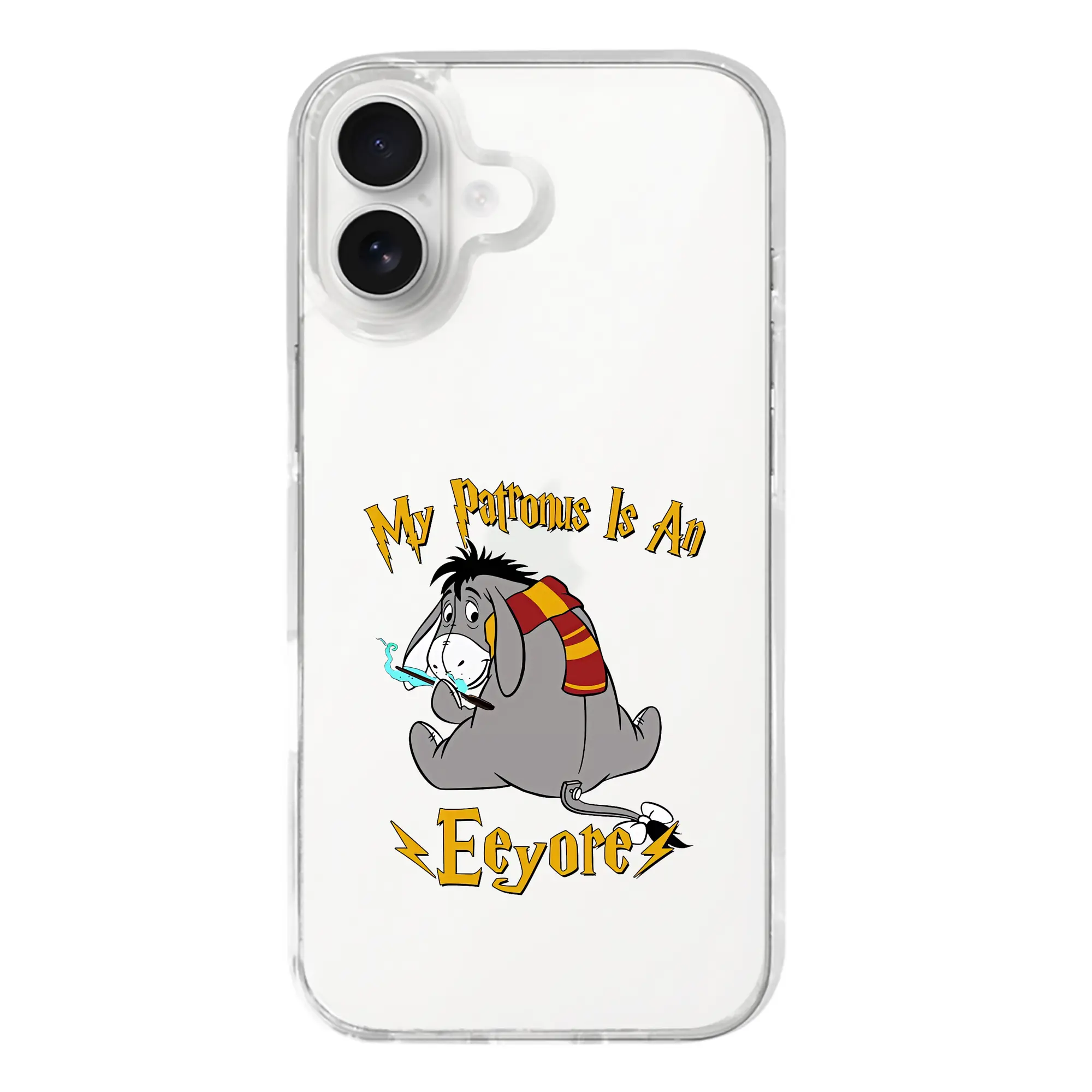 プーさん グッズ イーヨー - iPhone 17シリーズ 透明スマホケース – 薄型・耐衝撃・精密フィット保護カバー